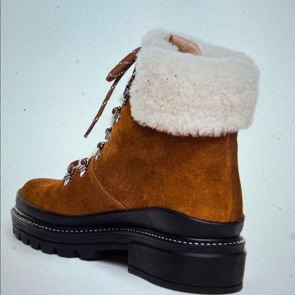 Almond split suede boots - Picture 5 of 5